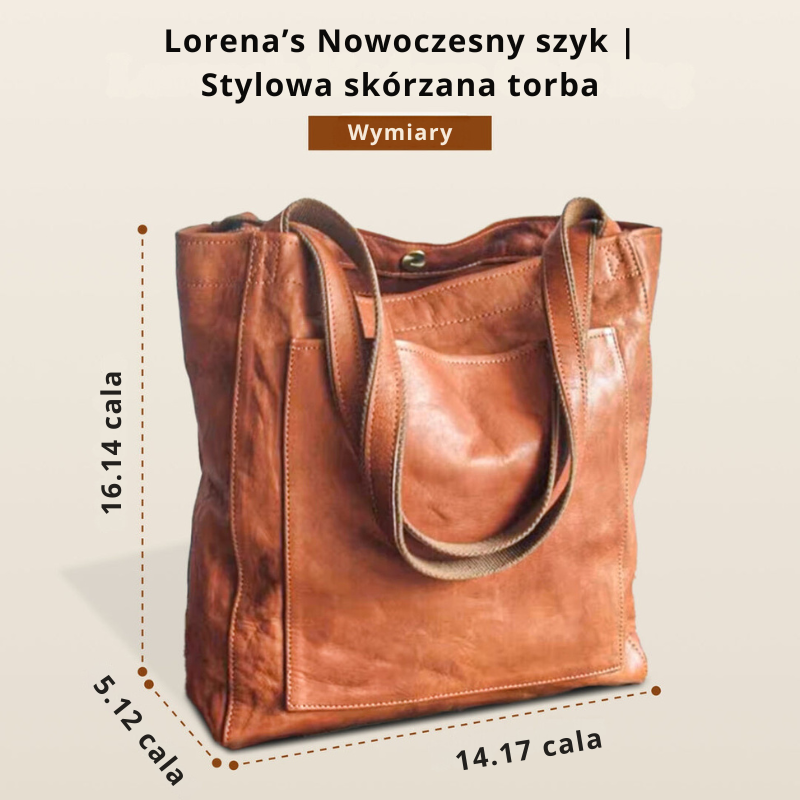 Lorena’s Nowoczesny szyk | Stylowa skórzana torba