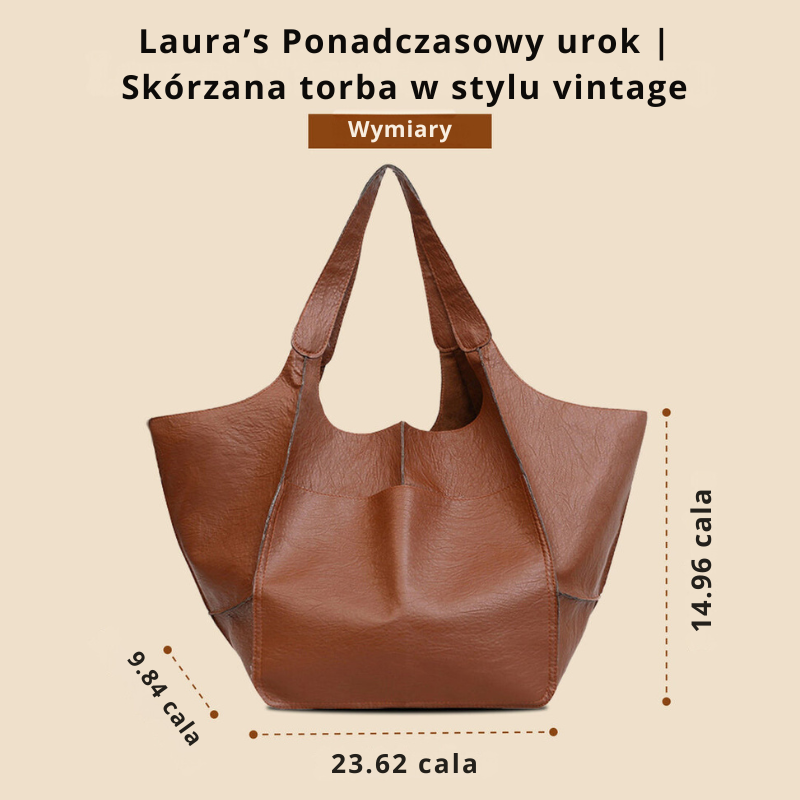 Laura’s Ponadczasowy urok | Skórzana torba w stylu vintage