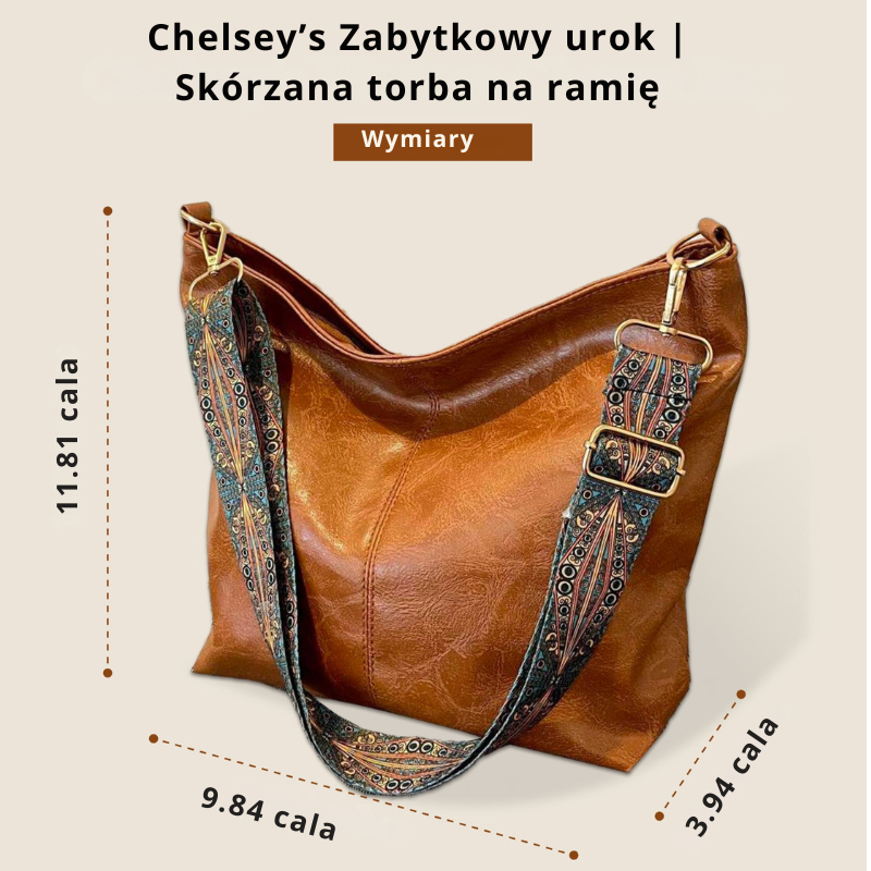 Chelsey’s Zabytkowy urok | Skórzana torba na ramię