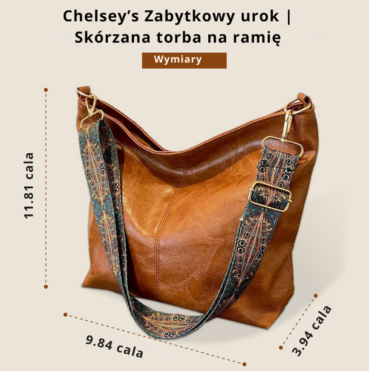 Chelsey’s Zabytkowy urok | Skórzana torba na ramię