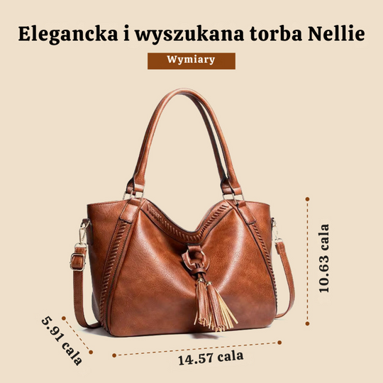 Nellie’s Eleganckie wyrafinowanie | Skórzana torba na ramię