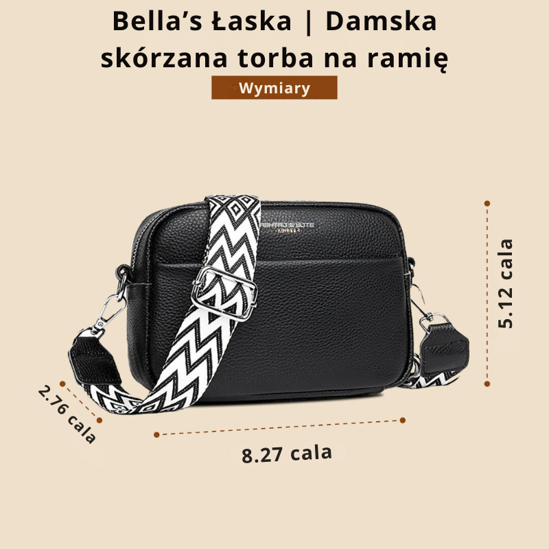 Bella’s Łaska | Damska skórzana torba na ramię