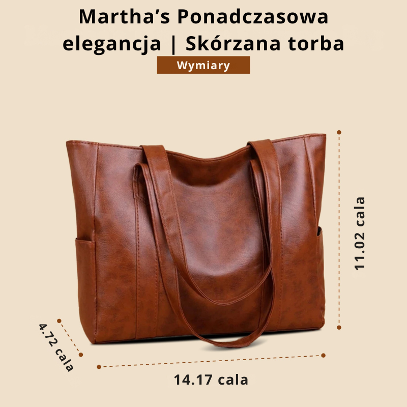 Martha’s Ponadczasowa elegancja | Skórzana torba